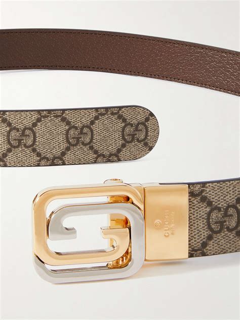 MONOGRAM BELT IN GRAINED LEATHER 